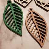 Leaf Drop Earrings - 3"