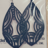 Geo Drop Earrings - 2"