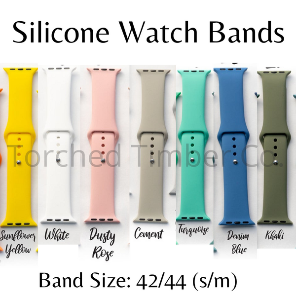 Silicone Watch Band - (42/44 S/M)
